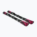 Vaikiškos kalnų slidės + apkaustai Salomon QST Jr Black S + C5 GW black/neon punch 4