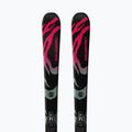 Vaikiškos kalnų slidės + apkaustai Salomon QST Jr Black S + C5 GW black/neon punch 5