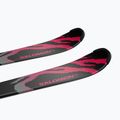 Vaikiškos kalnų slidės + apkaustai Salomon QST Jr Black S + C5 GW black/neon punch 6