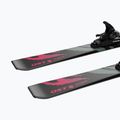 Vaikiškos kalnų slidės + apkaustai Salomon QST Jr Black S + C5 GW black/neon punch 7