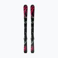 Vaikiškos kalnų slidės + apkaustai Salomon QST Jr Black M + L6 GW black/neon punch