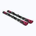 Vaikiškos kalnų slidės + apkaustai Salomon QST Jr Black M + L6 GW black/neon punch 4