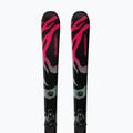 Vaikiškos kalnų slidės + apkaustai Salomon QST Jr Black M + L6 GW black/neon punch 5