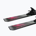 Vaikiškos kalnų slidės + apkaustai Salomon QST Jr Black M + L6 GW black/neon punch 7