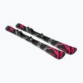 Vaikiškos kalnų slidės + apkaustai Salomon QST Jr Black M + C5 GW black/neon punch 4