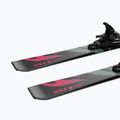 Vaikiškos kalnų slidės + apkaustai Salomon QST Jr Black M + C5 GW black/neon punch 6