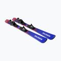 Vaikiškos kalnų slidės + apkaustai Salomon Equipe Jr S + C5 GW race blue/equipe red 4