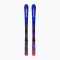 Vaikiškos kalnų slidės + apkaustai Salomon Equipe Jr M + C5 GW race blue/equipe red