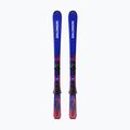 Vaikiškos kalnų slidės + apkaustai Salomon Equipe Jr M + L6 GW race blue/equipe red