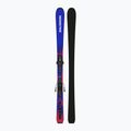 Vaikiškos kalnų slidės + apkaustai Salomon Equipe Jr M + L6 GW race blue/equipe red 3