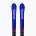 Vaikiškos kalnų slidės + apkaustai Salomon Equipe Jr M + L6 GW race blue/equipe red 5