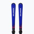 Vaikiškos kalnų slidės + apkaustai Salomon Equipe MT JR + L6 GW race blue/equipe red 5