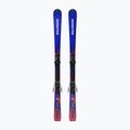 Vaikiškos kalnų slidės + apkaustai Salomon Equipe MT JR + M10 GW race blue/equipe red