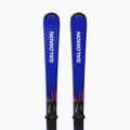 Vaikiškos kalnų slidės + apkaustai Salomon Equipe MT JR + M10 GW race blue/equipe red 5