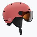 Vaikiškas slidinėjimo šalmas Salomon Orka Visor Jr S2 sun kissed coral 3