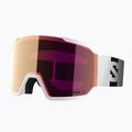 Slidinėjimo akiniai Salomon S/View 3 S2 white/ml lruby