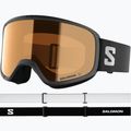 Vaikiški slidinėjimo akiniai Salomon Rio S2 black/flash tonic orange 2