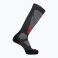 Slidinėjimo kojinės Salomon S/Pro Anthracite/Medium Grey/Fiery Red