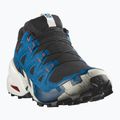 Vyriški bėgimo batai Salomon Speedcross 6 GTX black/mykonos blue 2