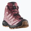 Vaikiški turistiniai batai Salomon XA Pro Mid Waterproof nocturne/dusky orchid
