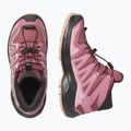 Vaikiški turistiniai batai Salomon XA Pro Mid Waterproof nocturne/dusky orchid 3