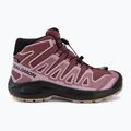 Vaikiški turistiniai batai Salomon XA Pro Mid Waterproof nocturne/dusky orchid 2