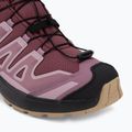 Vaikiški turistiniai batai Salomon XA Pro Mid Waterproof nocturne/dusky orchid 7