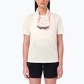 Moteriški bėgimo marškinėliai Salomon Shakeout Core GFX SS Tee whisper white/pink frosting