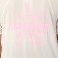 Moteriški bėgimo marškinėliai Salomon Shakeout Core GFX SS Tee whisper white/pink frosting 4