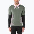 Vyriški bėgimo marškinėliai Salomon Sense Aero GFX Tee SS castor gray/pink frosting