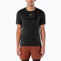 Vyriški bėgimo marškinėliai Salomon Sense Aero GFX Tee SS deep black/black beauty