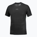 Vyriški bėgimo marškinėliai Salomon Sense Aero GFX Tee SS deep black/black beauty 4