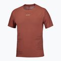 Vyriški bėgimo marškinėliai Salomon Sense Aero GFX Tee SS burnt umber/coffee bean 4
