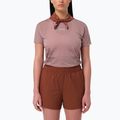 Moteriški bėgimo marškinėliai Salomon Sense Aero GFX Tee SS antler/chocolate fondant