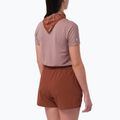 Moteriški bėgimo marškinėliai Salomon Sense Aero GFX Tee SS antler/chocolate fondant 2