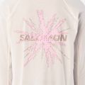 Vyriški bėgimo marškinėliai su ilgomis rankovėmis  Salomon Shakeout Core Tee GFX LS whisper white/pink frosting 3
