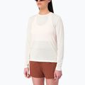 Moteriški bėgimo marškinėliai su ilgomis rankovėmis  Salomon Shakeout Core Tee GFX LS whisper white/pink frosting