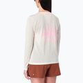 Moteriški bėgimo marškinėliai su ilgomis rankovėmis  Salomon Shakeout Core Tee GFX LS whisper white/pink frosting 2
