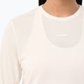 Moteriški bėgimo marškinėliai su ilgomis rankovėmis  Salomon Shakeout Core Tee GFX LS whisper white/pink frosting 3