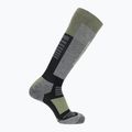 Slidinėjimo kojinės Salomon S/Blaze black/oil green