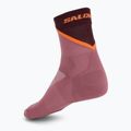 Kojinės Salomon Pulse Ankle dusky orchid/huckleberry/dragon fire 2