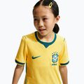 Vaikiški futbolo marškinėliai Nike Brazil 2026/27 Match Home canary/light mint/geode teal 7