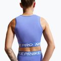Moteriški treniruočių marškinėliai Nike Pro Dri-Fit sapphire/white 5