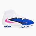 Vaikiški futbolo bateliai Nike Phantom 6 High Club FG/MG racer blue/white/pink blast 2
