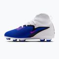 Vaikiški futbolo bateliai Nike Phantom 6 High Club FG/MG racer blue/white/pink blast 9
