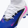 Vaikiški futbolo bateliai Nike Phantom 6 High Club FG/MG racer blue/white/pink blast 14