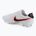 Vyriški futbolo bateliai Nike Tiempo Ligera Pro FG white/bright crimson/black 3