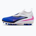 Vaikiški futbolo bateliai Nike Jr. Phantom 6 High Academy FG/MG racer blue/white/pink blast 9