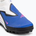 Vaikiški futbolo bateliai Nike Phantom 6 High Academy TF racer blue/white/pink blast 7