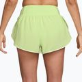 Moteriški bėgimo šortai Nike Tempo Swoosh Dri-Fit Mid-Rise Brief-Lined Light Lemon Twist/White 2